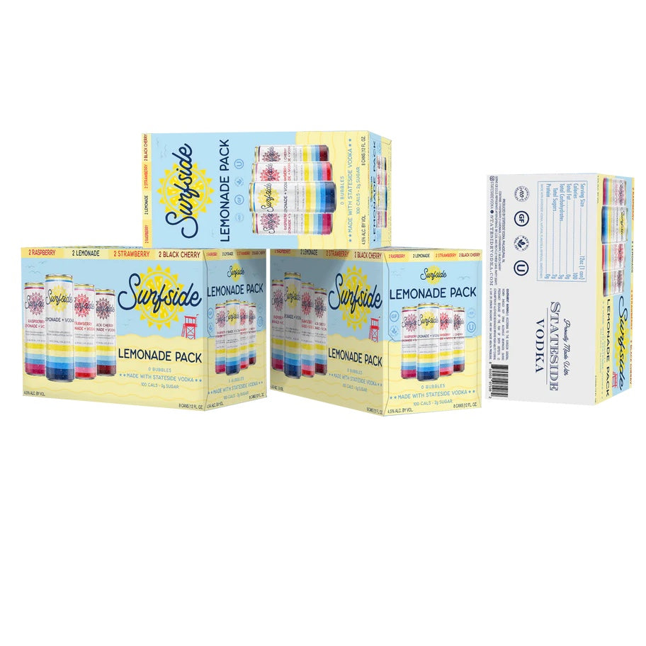 SURFSIDE VODKA LEMONADE STARTER PACK - 8 PACK
