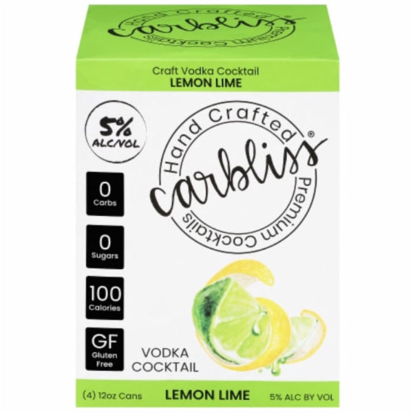Carbliss Lemon Lime 4 Pack