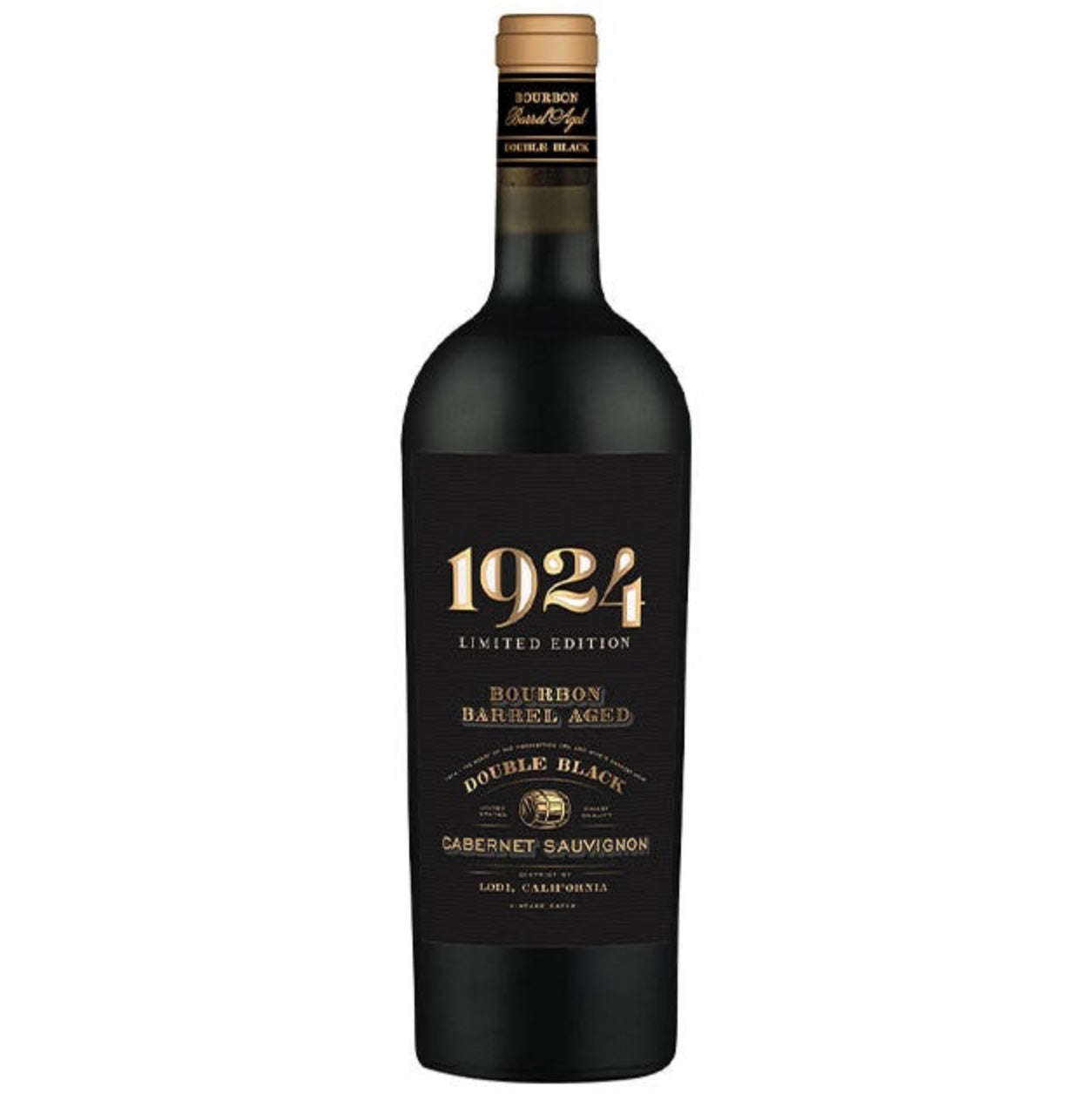 1924 Double Black Bourbon Barrel Aged Cabernet Sauvignon