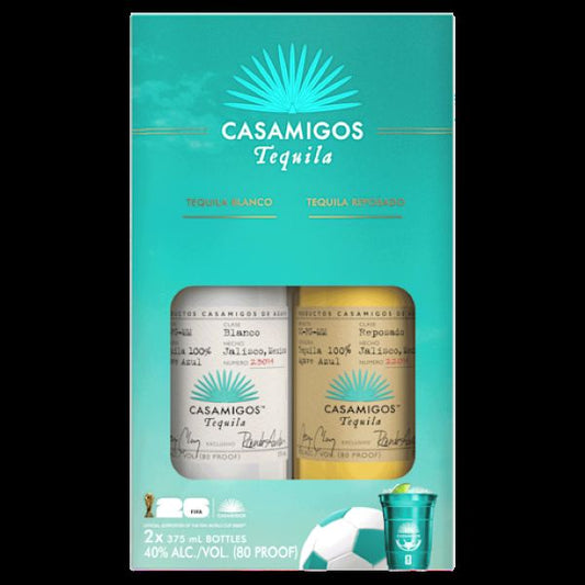 Casamigos Tequila Blanco / Reposado Combo pk 375 ml ea