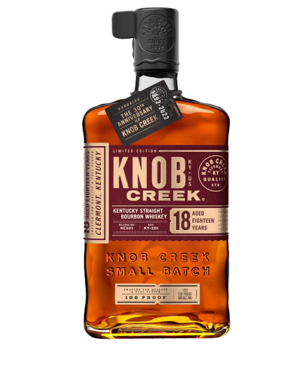 Knob Creek Limited Edition 18 Year Old Kentucky Straight Bourbon Whiskey 750ML