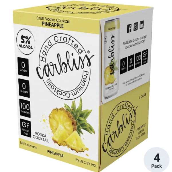 Carbliss Pineapple 4 pack