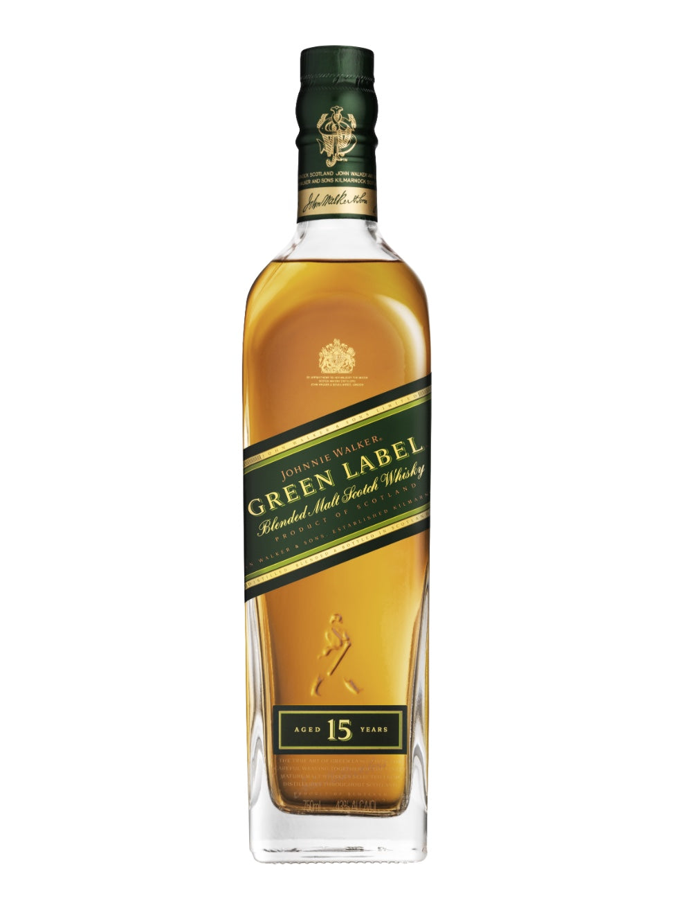 JOHNNIE WALKER GREEN LABEL 15 YEARS 750ML