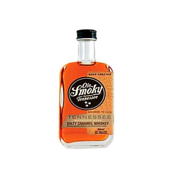 OLE SMOKY SALTY CARAMEL FLAVORED WHISKEY 50ml