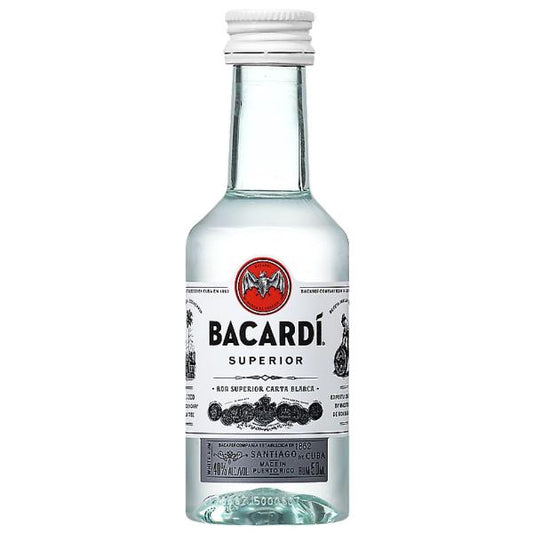 BACARDI LIGHT RUM SUPERIOR 50ML