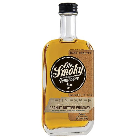 OLE SMOKY PEANUT BUTTER FLAVORED WHISKEY 50ml