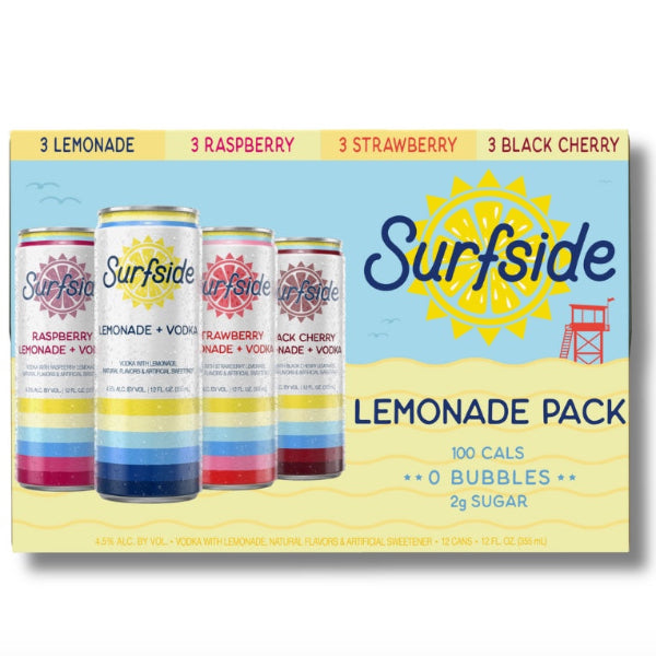 SURFSIDE VODKA LEMONADE STARTER PACK - 8 PACK