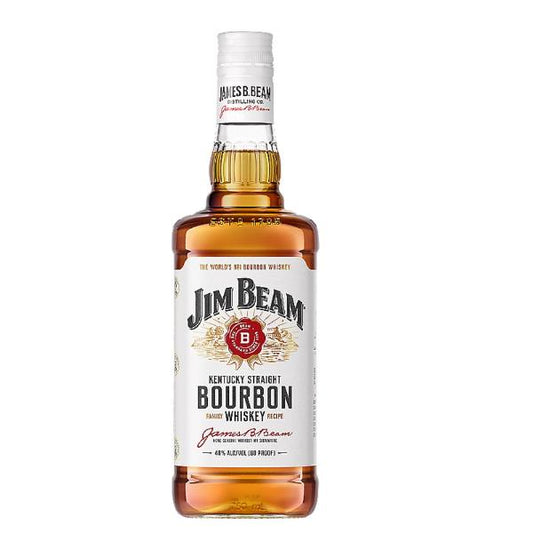 JIM BEAM STRAIGHT BOURBON WHITE LABEL 80