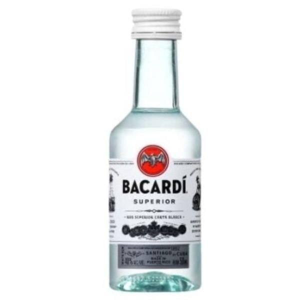 BACARDI LIGHT RUM SUPERIOR 50ML