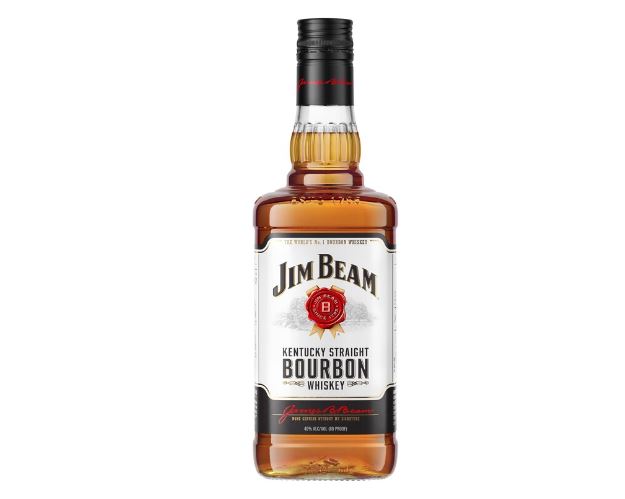 JIM BEAM STRAIGHT BOURBON WHITE LABEL 80