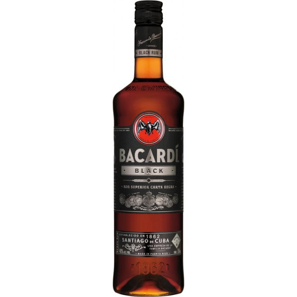 BACARDI BLACK RUM 80