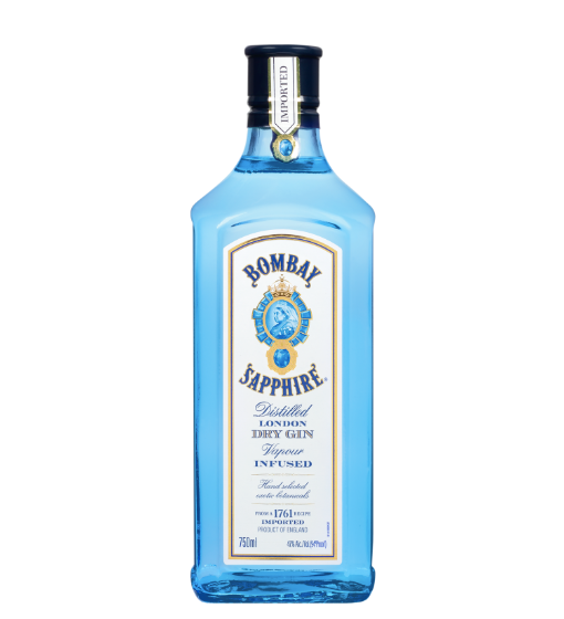 BOMBAY LONDON DRY GIN SAPPHIRE